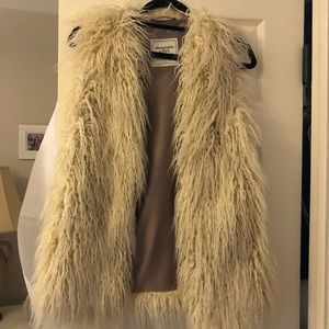Abercrombie Faux Fur Vest
